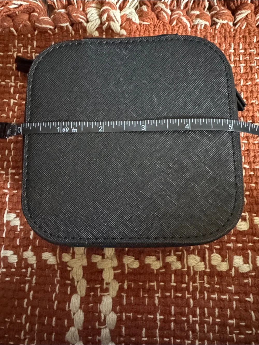 PRITE Black Square Pouch
